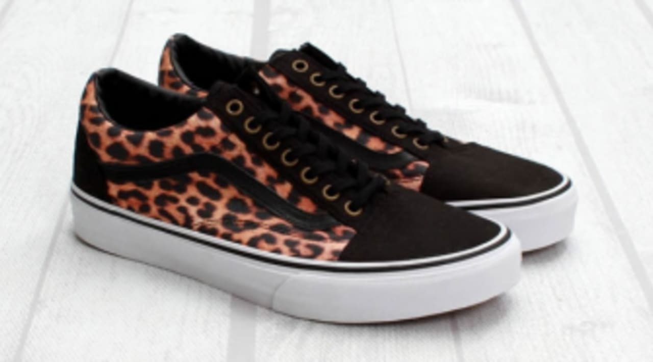 vans old skool leopard