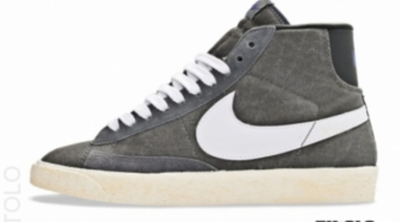 nike blazer high grey