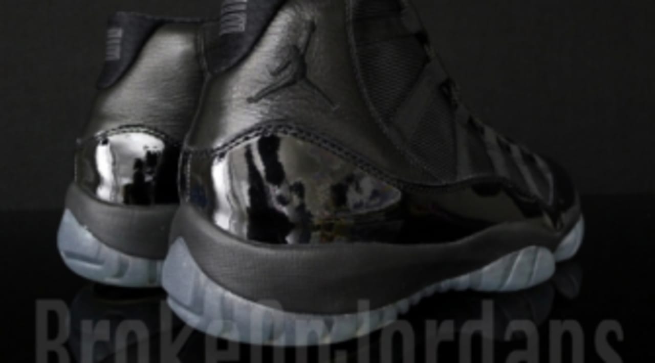 jordan retro 11 black black black