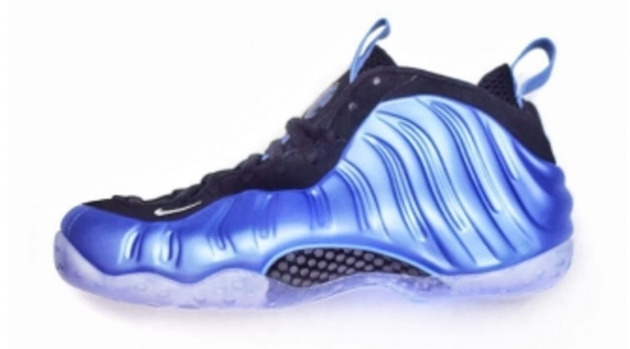 royal blue and black foamposites