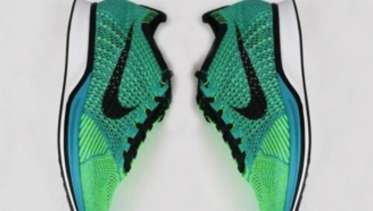 flyknit racer lucid green