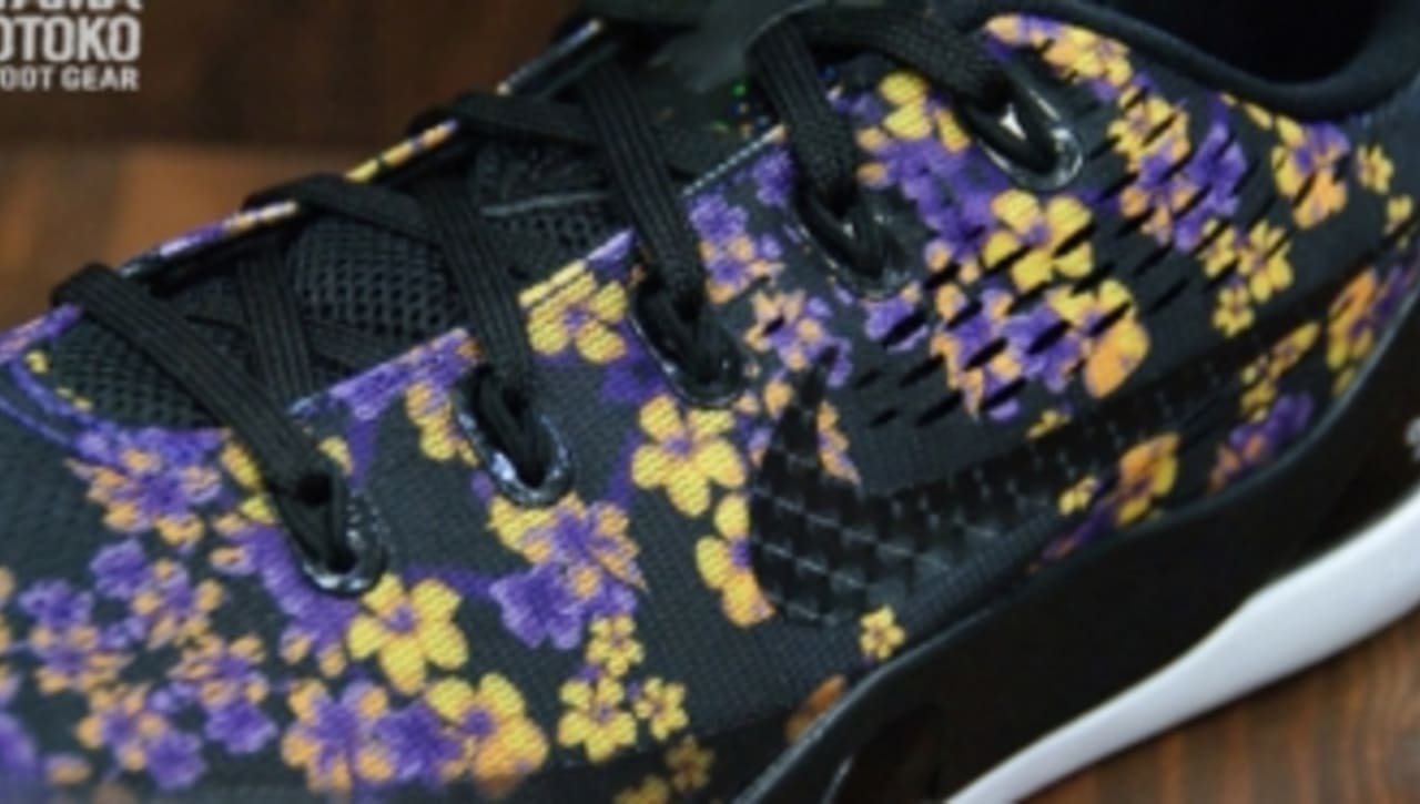 kobe floral shoes