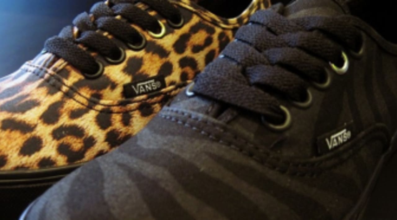 vans authentic lo pro zebra womens shoes