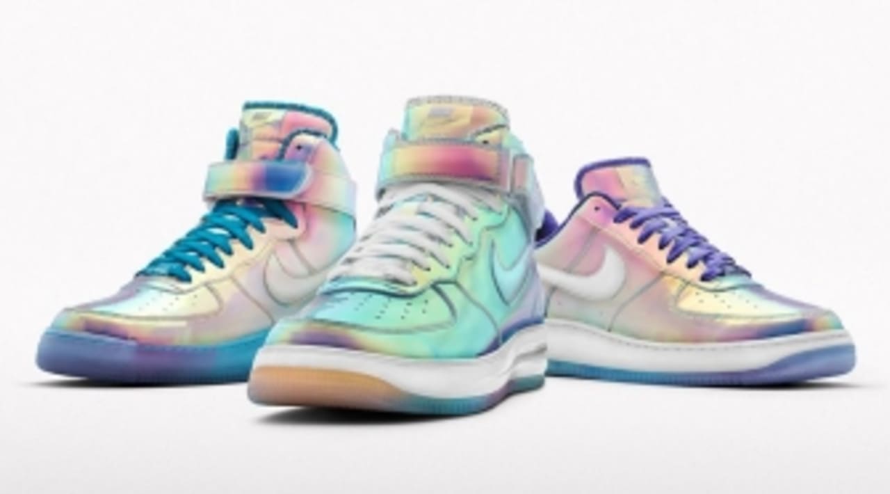 air force 1 mid iridescent id