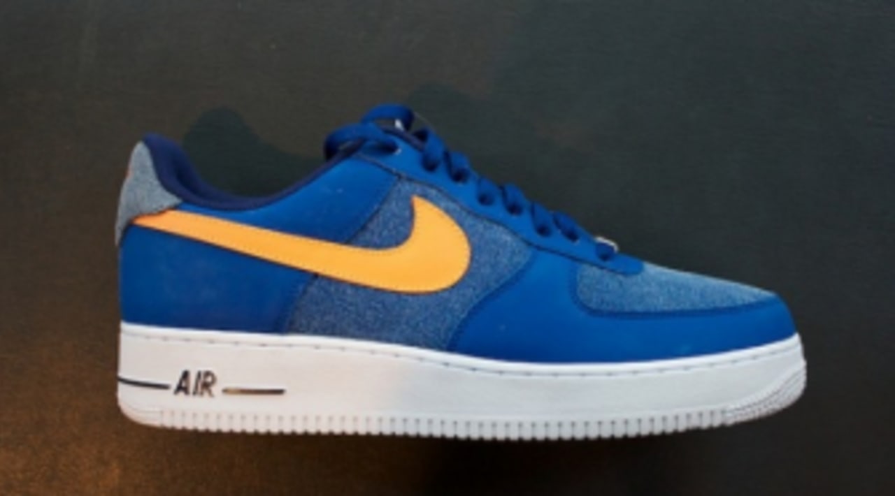 nike air force orange and blue