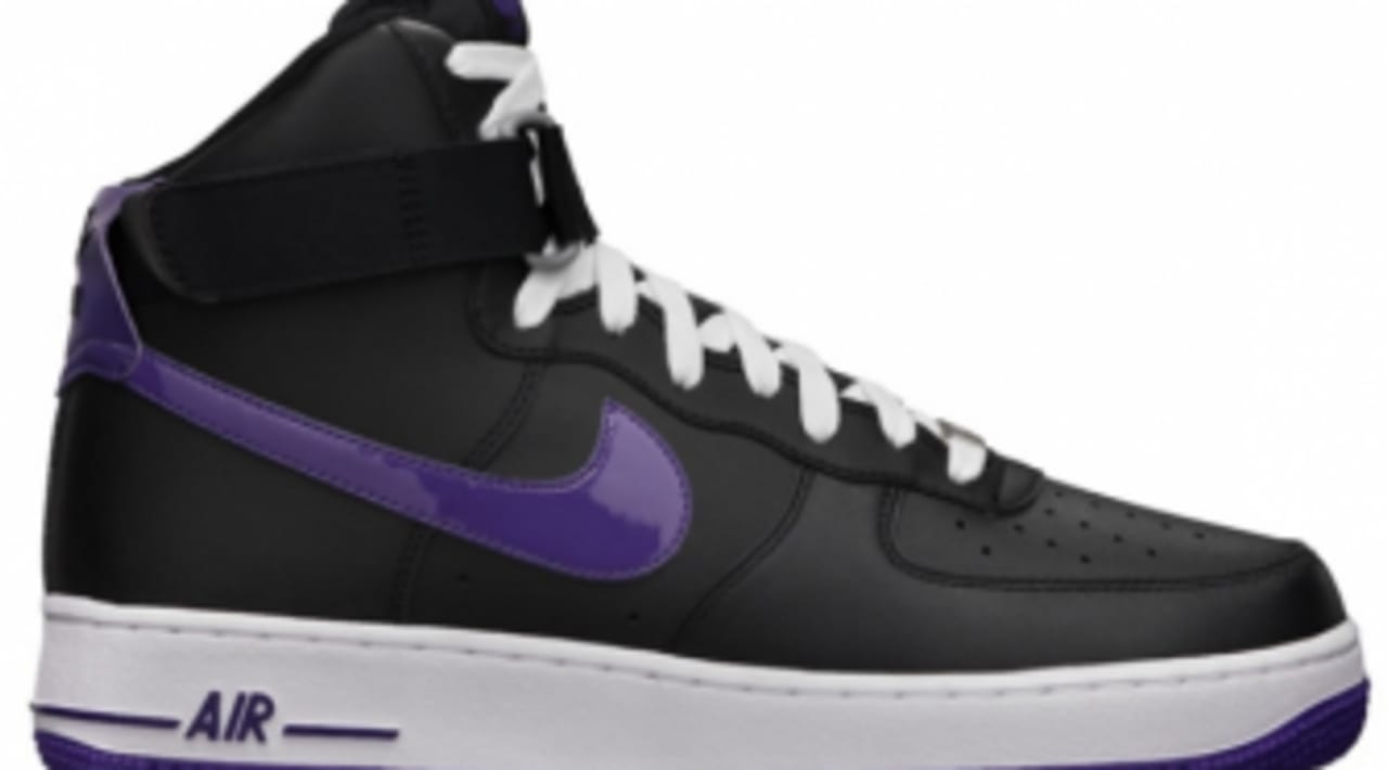 nike air force black purple