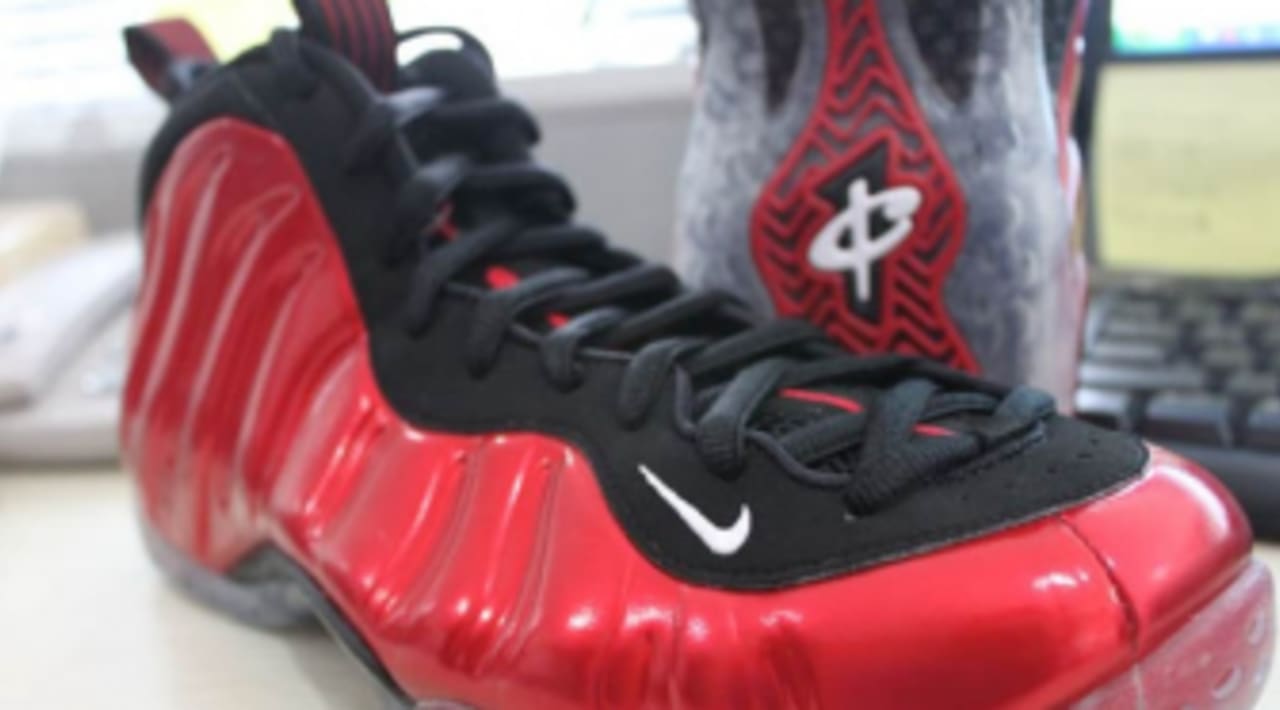 foamposite one metallic red