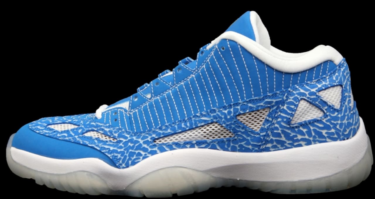 jordan 11 blue and yellow