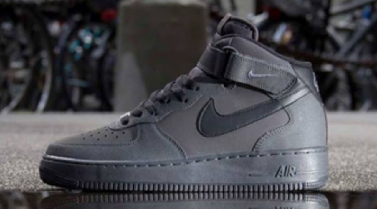 charcoal grey air force ones