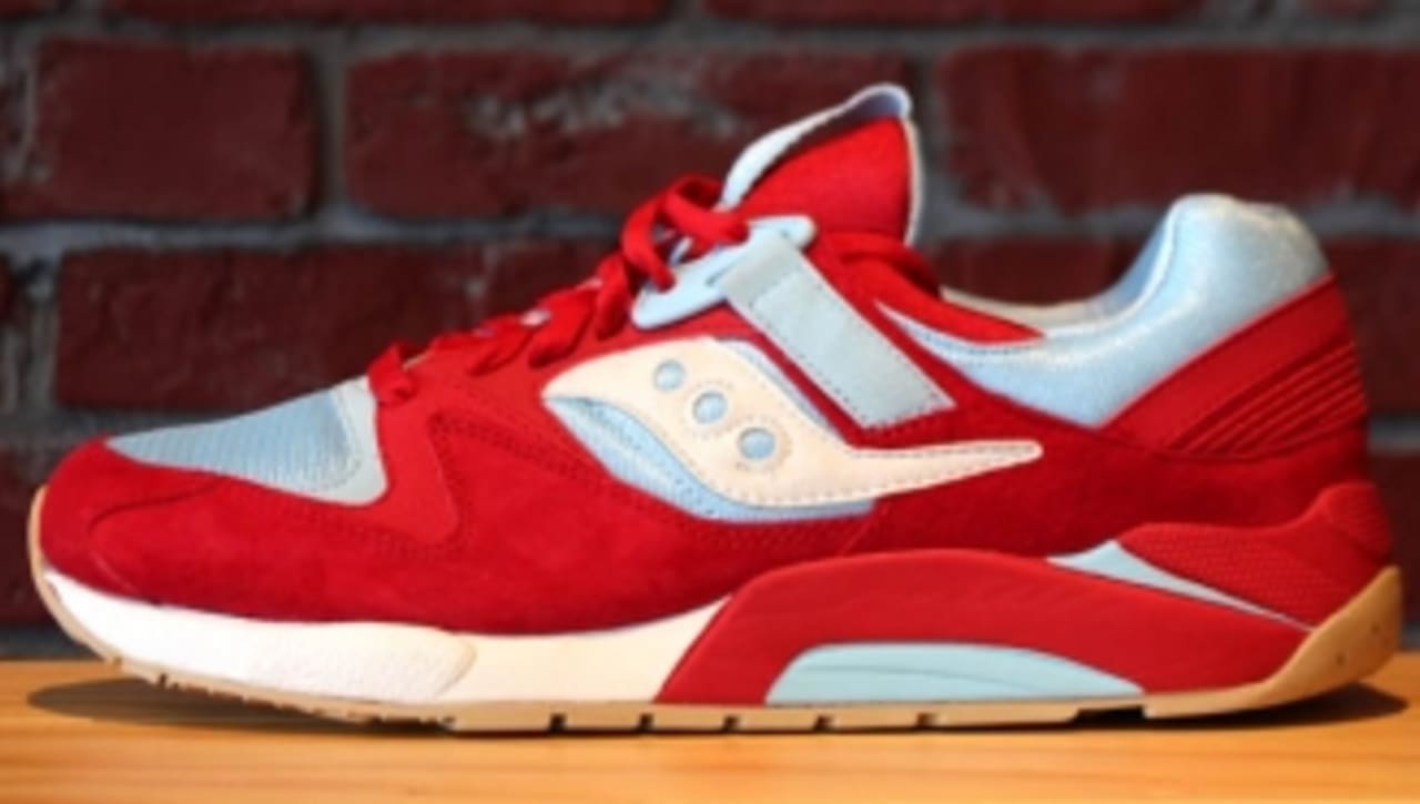 saucony grid 9000 blue red