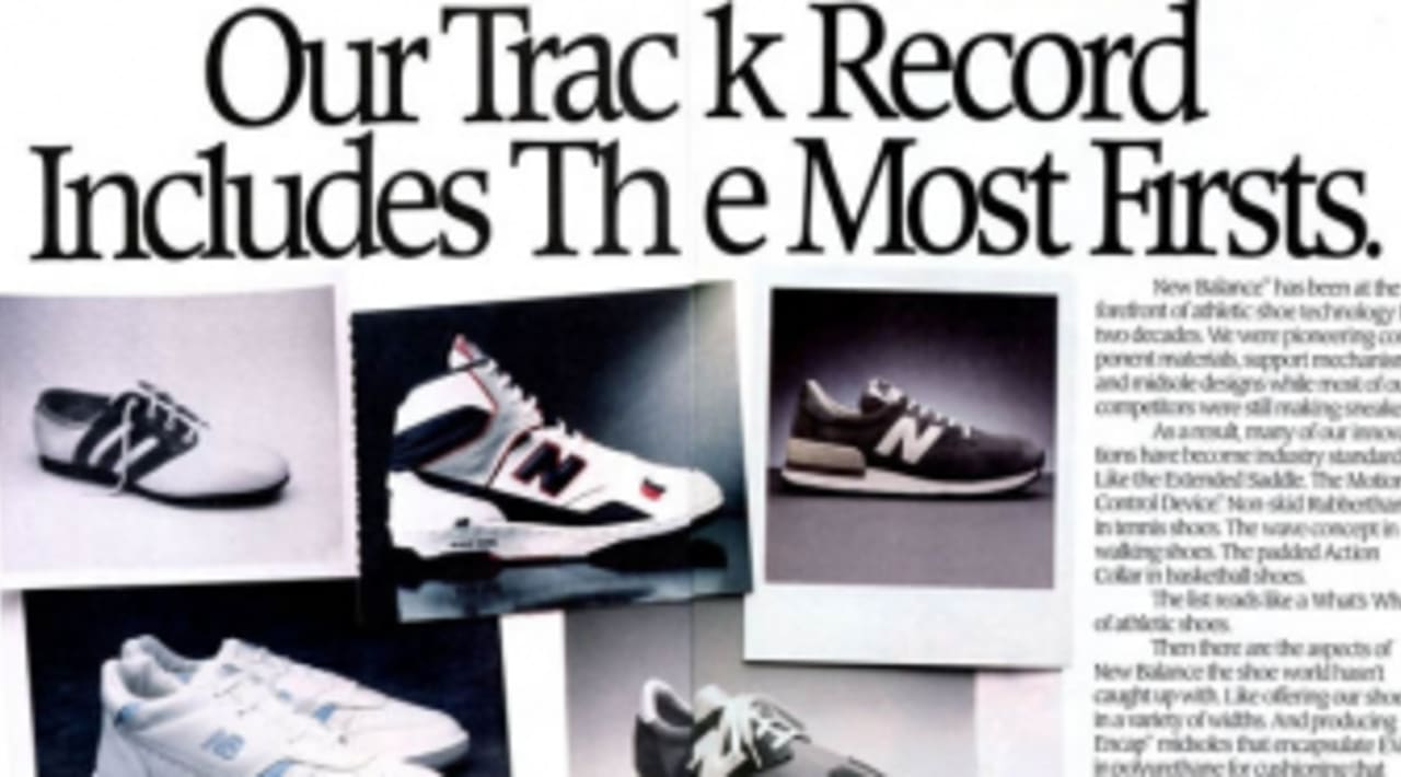 Vintage Ad: New Balance 1988 | Sole Collector