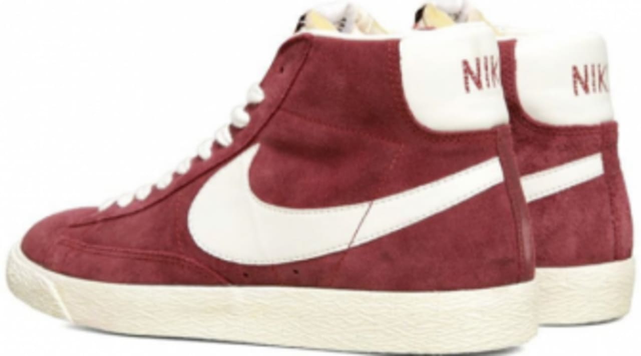 nike blazer mid premium vintage red