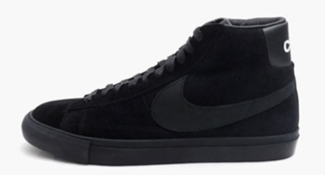 COMME des GARCONS x Nike Blazer High Premium 'Black' | Sole Collector