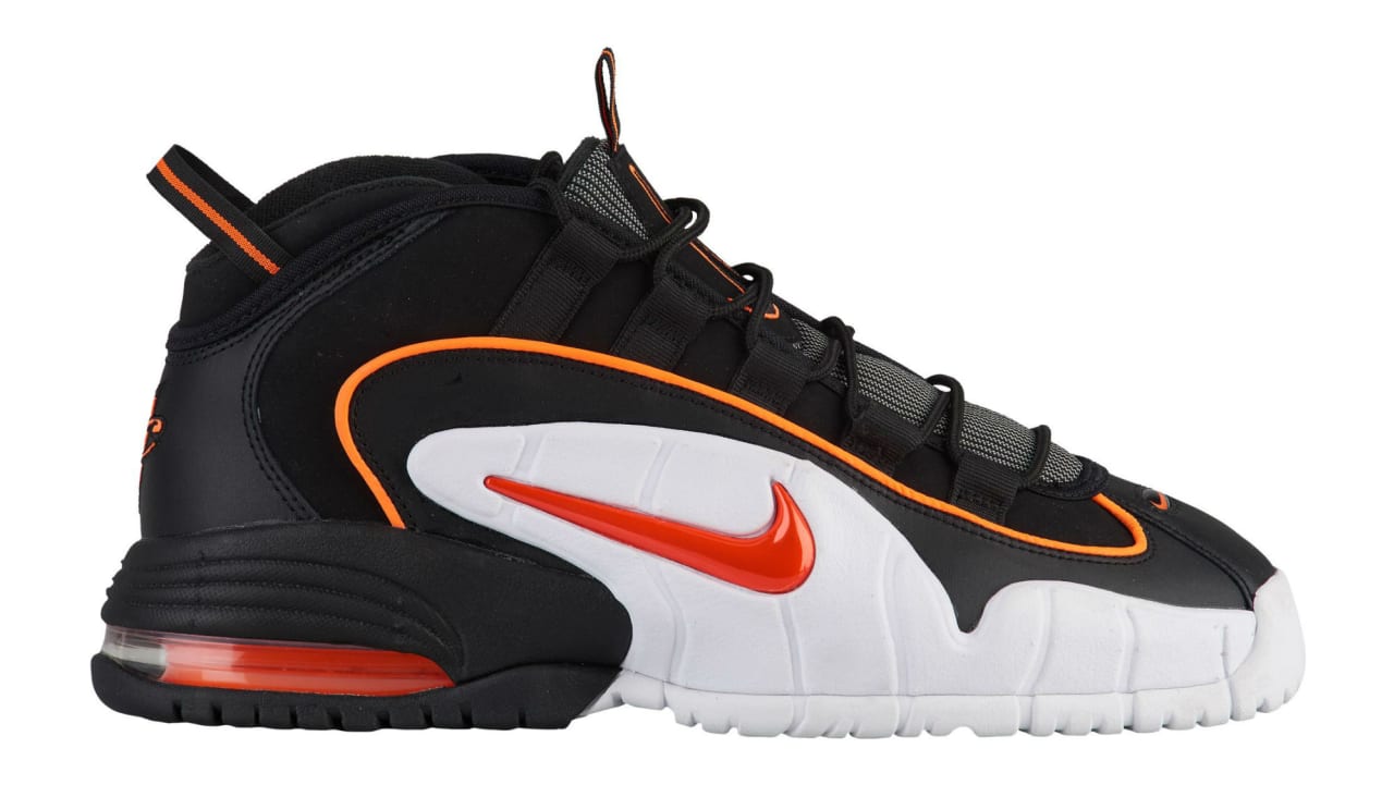 penny hardaway shoes orange and black