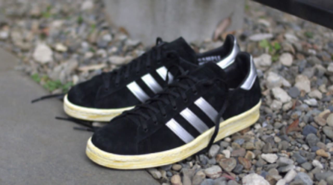 mita sneakers x adidas Originals Campus 80s - Black / Silver | Sole  Collector