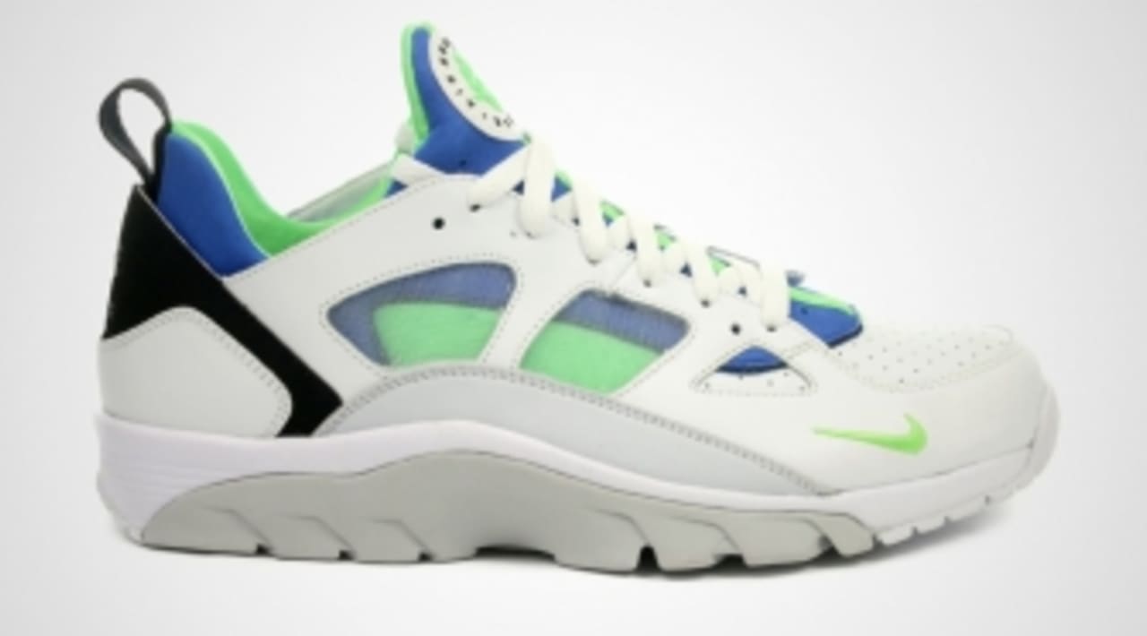 green huarache trainers