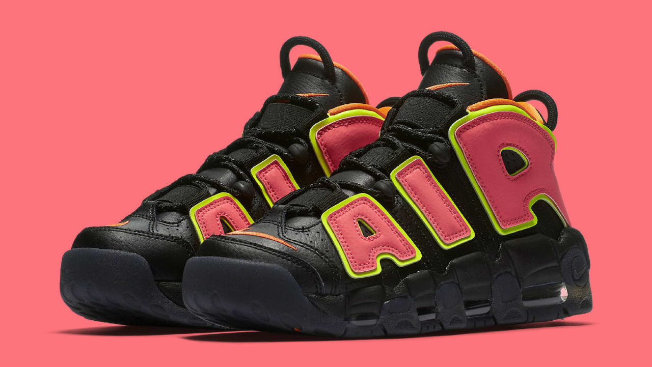 Nike Women's Air More Uptempo Hot Punch Release Date 917593-002 