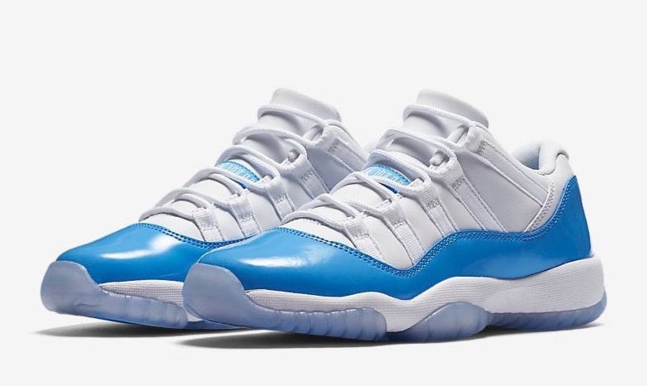 light blue jordan 11 low