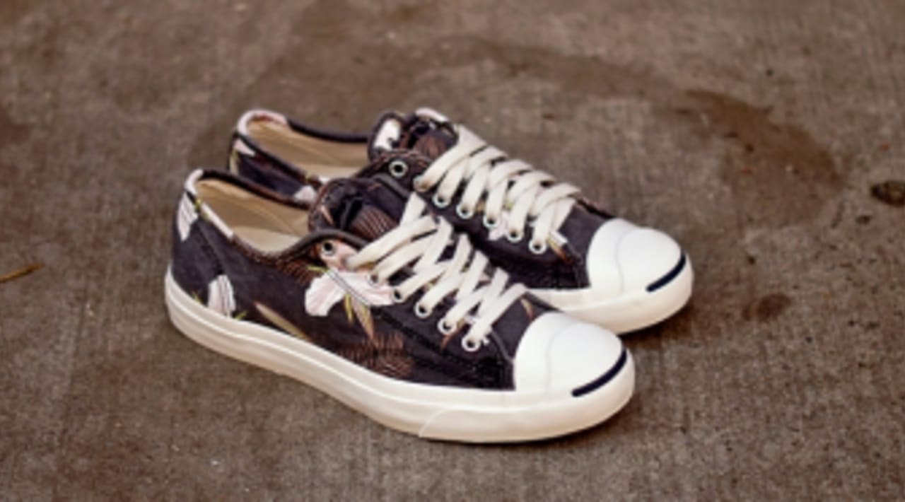 converse jack purcell floral