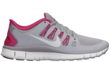 Nike Free 5.0+ Women's Wolf Grey/Pink Force-White