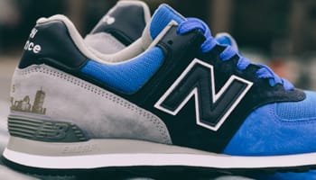 New Balance 574 Blue/Black-Grey