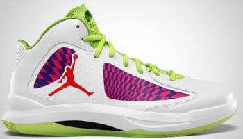 Jordan Aero Flight White/Challenge Red-Court Purple-Atomic Green