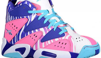 Reebok Kamikaze I Mid Girls Electro Pink/Ultima Purple-White-Neon Blue