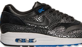 Nike Air Max 1 Deluxe Black/Black-Hyper Cobalt