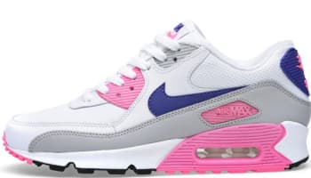 Nike Air Max '90 Essential Women's White/Concord-Zen Grey-Pink Glow
