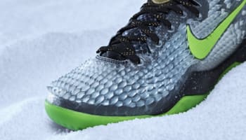 Nike Kobe 8 System SS Black/Electric Green-Cool Grey-Metallic Gold
