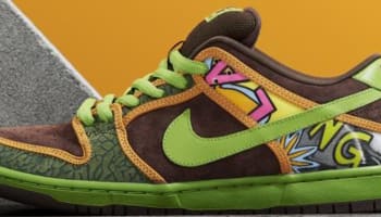 Nike Dunk Low DLS Premium SB Safari/Baroque Brown-Altitude Green