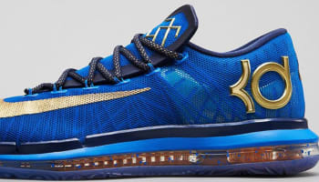Nike KD VI Elite Premium Photo Blue/Metallic Gold-Midnight Navy