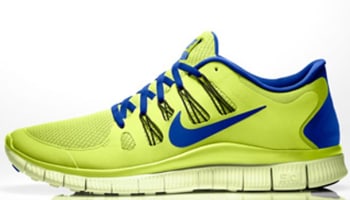 Nike Free 5.0+ Volt/Hyper Blue-Black-Volt