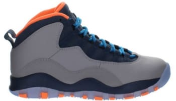 Air Jordan 10 Retro Wolf Grey/Dark Powder Blue-New Slate-Atomic Orange