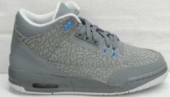 Girls Air Jordan 3 Retro GS Flip Cool Grey