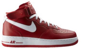 Nike Air Force 1 Mid Sport Red/White-Sport Red