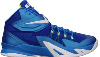 Nike Zoom Soldier VIII Photo Blue/White-Volt-Hyper Cobalt
