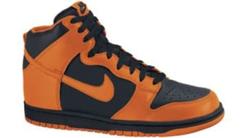 Nike Dunk High Black/Safety Orange