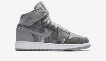 Air Jordan 1 Retro High GS 'All Star' Wolf Grey/Metallic Silver-White