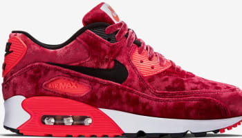 Nike Air Max '90 Anniversary Women's Gym Red/Black-Infrared-Metallic Gold
