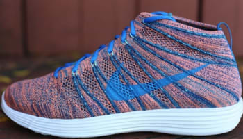 Nike Lunar Flyknit Chukka Brave Blue/Photo Blue-Mineral Teal-Green Glow-Atomic Pink-Sail