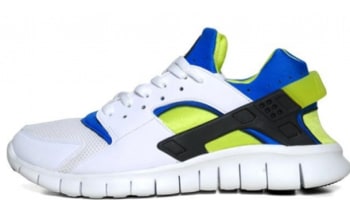 Nike Huarache Free Run 2012 White/Soar-Cyber