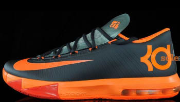 Nike KD VI Anthracite/Total Orange-Team Orange-Mica Green