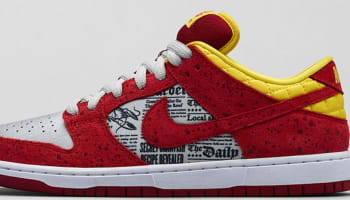 Nike Dunk Low Premium SB Action Red/Action Red-Metallic Silver