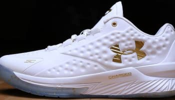 Under Armour Curry One Low MVP PE White/Metallic Gold