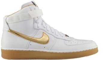 Nike Air Force 1 Downtown Hi Premium White/Metallic Gold