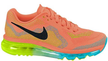 Nike Air Max 2014 Women's Atomic Orange/Black-Volt-Gamma Blue