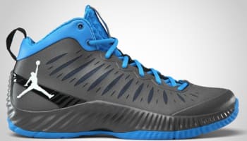 Jordan Super Fly Dark Grey/White-Photo Blue-Black