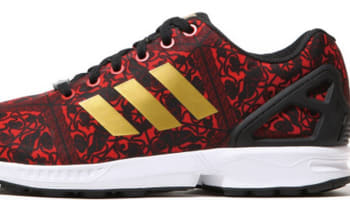 adidas Originals ZX Flux CNY Red/Metallic Gold-Core Black