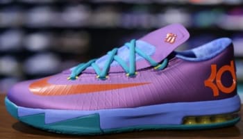 Nike KD VI GS Laser Purple/Team Orange-Sport Turquoise